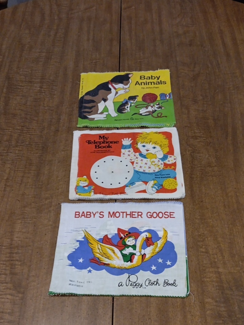 Baby's Mother Goose Cloth Book - White